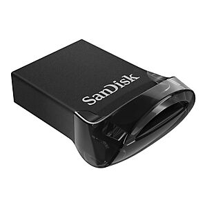 SanDisk Clé USB 3.1 Ultra Fit - 128 Go - Noir - Publicité