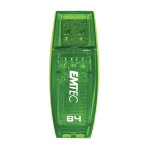 Clé USB 2.0 Emtec C410 64 Go Vert - Publicité