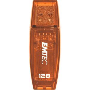 Clé USB 2.0 Emtec C410 128 Go Orange - Publicité