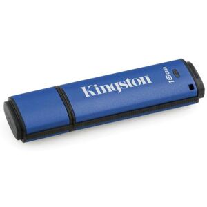 Clé USB 3.0 Kingston DataTraveler Vault Privacy 3.0 16 Go Bleu - Publicité