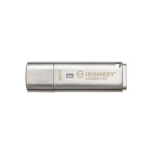 Kingston IronKey Locker+ 50 64 Go, Clé USB - Publicité