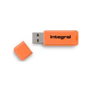 INTEGRAL Cle USB 2.0 Neon 16GB Orange