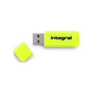 INTEGRAL Cle USB 2.0 Neon 16GB Jaune