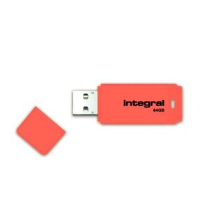 Clé USB 2.0 Néon - 64GB - orange