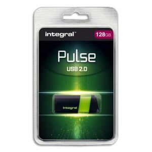 Clé USB 2.0 Integral Pulse - 128 Go - verte