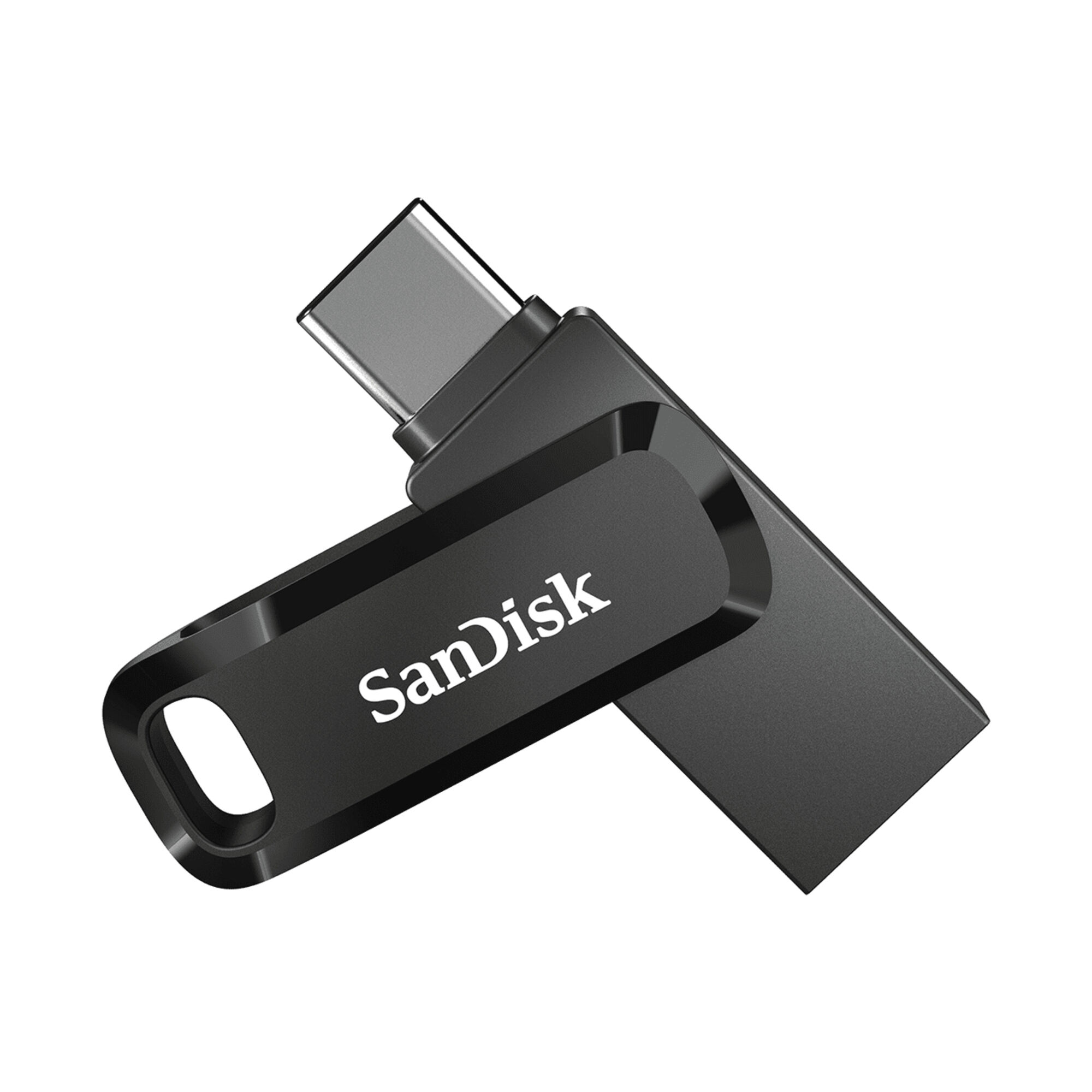 SanDisk Ultra Dual Drive Go lecteur USB flash 64 Go USB Type-A / USB Type-C 3.2 Gen 1 (3.1 Gen 1) Noir - Neuf