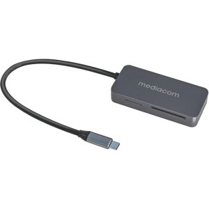 Mediacom MD-S405 lettore di schede USB 3.2 Gen 1 (3.1 Gen 1) Type-C Alluminio