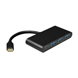 ISNATCH Multipresa usb c a pedale 4 posti, 4 USB, spina USB, con cavo 0.15 m, nera,