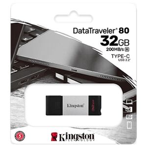 Offertecartucce.com Pen Drive 32GB Kingston USB Type-C 3.2 DT80/32GB