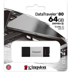 Offertecartucce.com Pen Drive 64GB Kingston USB Type-C 3.2 DT80/64GB