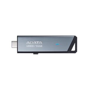 ADATA UE800 unità flash USB 512 GB USB tipo-C 3.2 Gen 2 (3.1 Gen 2) Argento (AELI-UE800-512G-CSG)