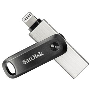 SanDisk iXpand unità flash USB 64 GB USB Type-A / Lightning 3.2 Gen 2 (3.1 Gen 2) Nero, Argento (SDIX60N-064G-GN6NN)