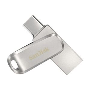 SanDisk Ultra Dual Drive Luxe unità flash USB 512 GB USB Type-A / USB Type-C 3.2 Gen 1 (3.1 Gen 1) Acciaio in (SDDDC4-512G-G46)