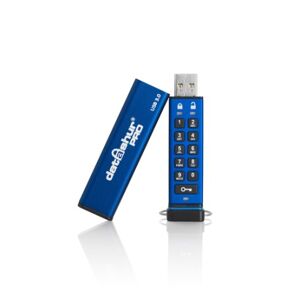 iStorage datAshur Pro unità flash USB 128 GB USB tipo A 3.2 Gen 2 (3.1 Gen 2) Blu (IS-FL-DA3-256-128)