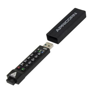 Apricorn Aegis Secure Key 3NX unità flash USB 256 GB tipo A 3.2 Gen 1 (3.1 1) Nero [ASK3-NX-256GB]