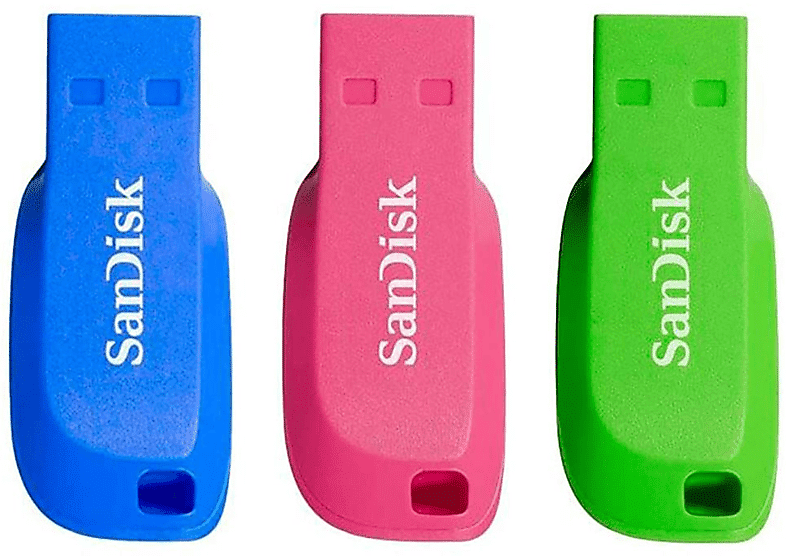 SanDisk PEN DRIVE  Blade 16GB pack 3 pezzi