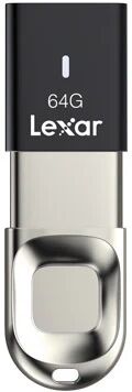 Lexar JumpDrive Fingerprint F35 unità flash USB 64 GB USB tipo A 3.2 Gen 1 (3.1 Gen 1) Nero, Argento