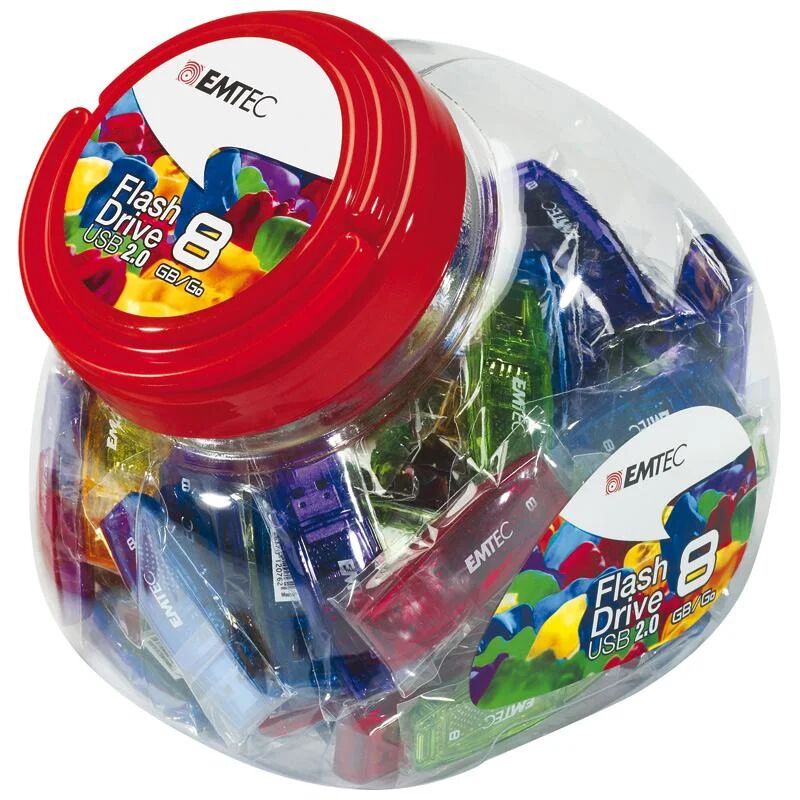 Emtec C410 Color Mix - Candy Jar 2.0 unità flash USB 32 GB tipo A Multicolore [ECMMD32GC410JAR80]