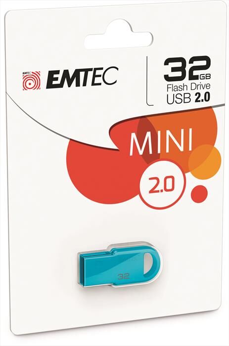 EMTEC Mini D250 32gb Usb 2.0-azzurro