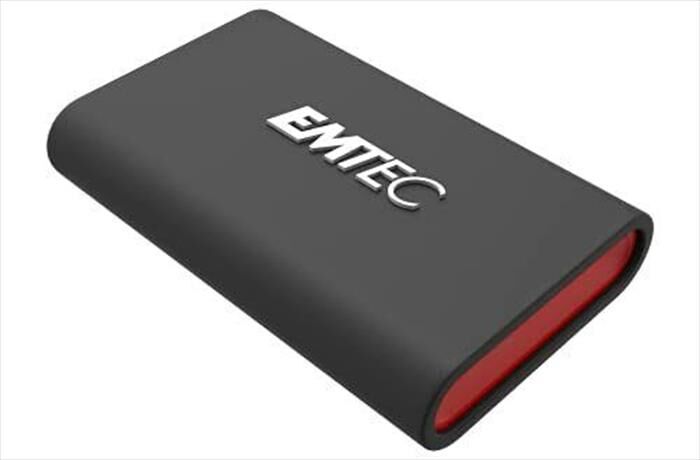 EMTEC Hard Disk Esterno Ecssd512gx210-nero/rosso