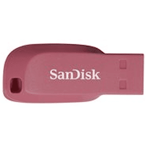 SanDisk Cruzer Blade - USB flash-enhet - 64 GB - USB 2.0 - elrosa