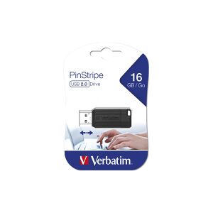 USB-minne 2.0   16GB   Verbatim PinStripe