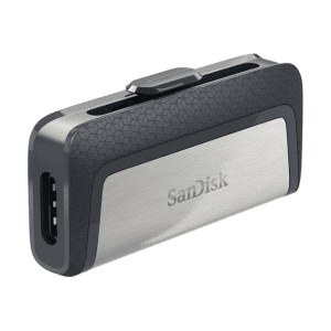 SanDisk Ultra SDDDC2-032G-G46 Dual USB-A & USB-C 3.2 Drive 32GB - Black/Silver