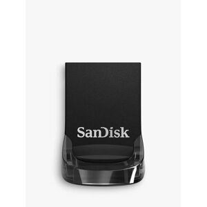 Sandisk Ultra Fit USB 3.2 Portable Flash Drive, 128GB - Black - Unisex