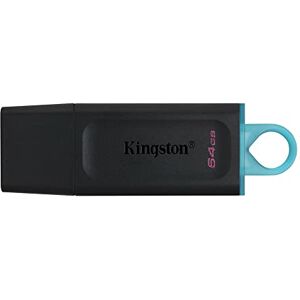 Kingston DataTraveler Exodia DTX/64GB Flash Drive USB 3.2 Gen 1 - with Protective Cap and Keyring in Multiple Colours