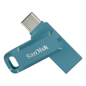 Sandisk 128GB Ultra Dual Drive Go, USB Type-C Flash Drive, up to 400 MB/s, with reversible USB Type-C and USB Type-A connectors, for smartphones, tablets, Macs and computers, Navagio Bay