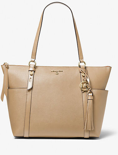 MICHAEL Michael Kors MK Sullivan Large Saffiano Leather Tote Bag - Camel