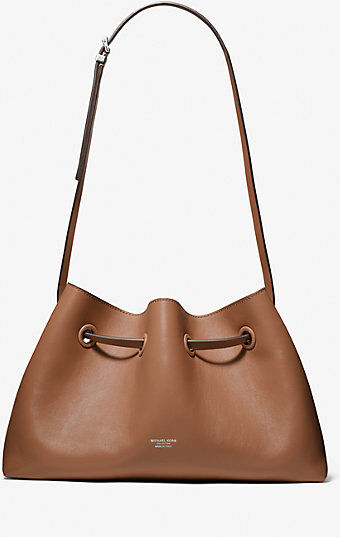 MICHAEL KORS COLLECTION MK Monica Medium Leather Shoulder Bag - Chestnut