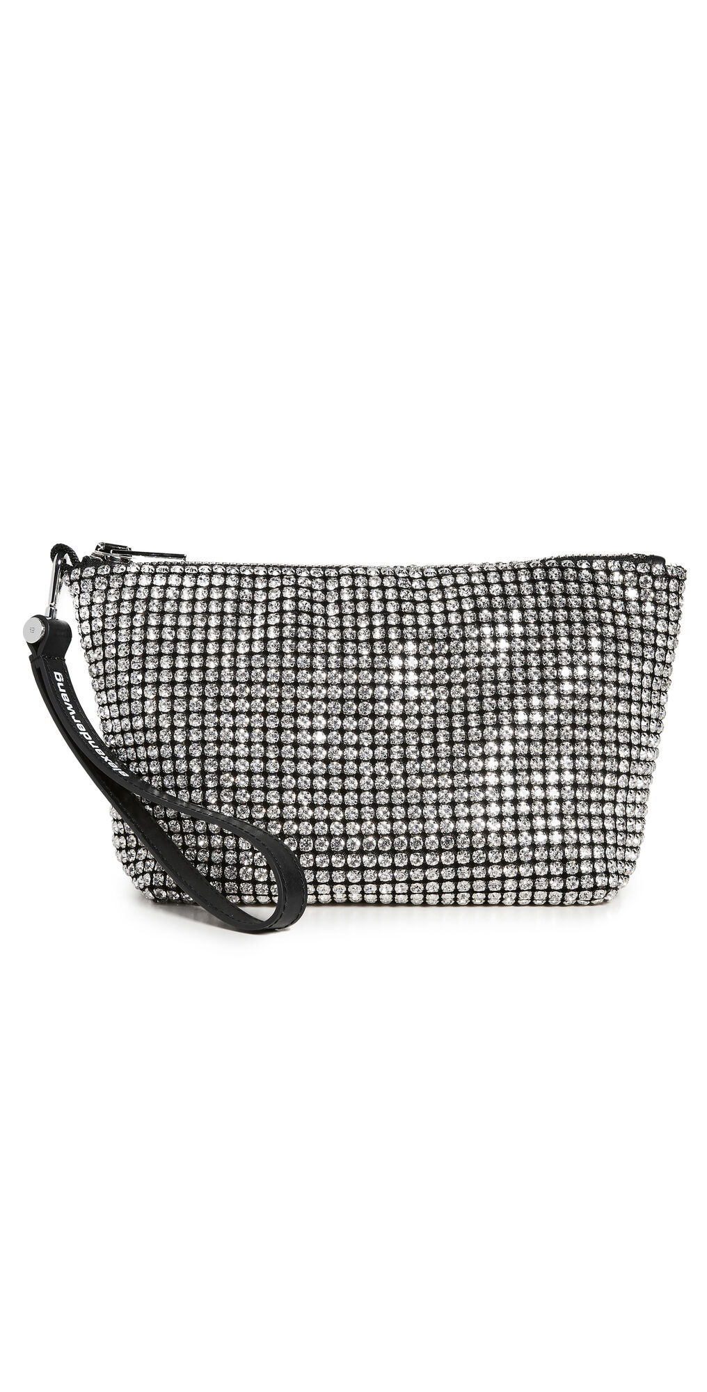 Alexander Wang Heiress Soft Clutch White One Size  White  size:One Size