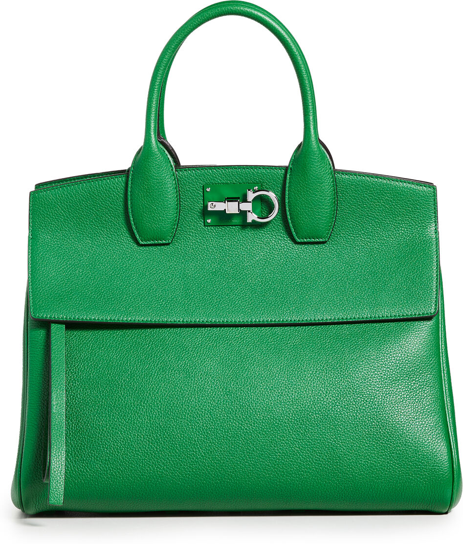 Salvatore Ferragamo The Studio Bag Scrubs Green One Size  Scrubs Green  size:One Size