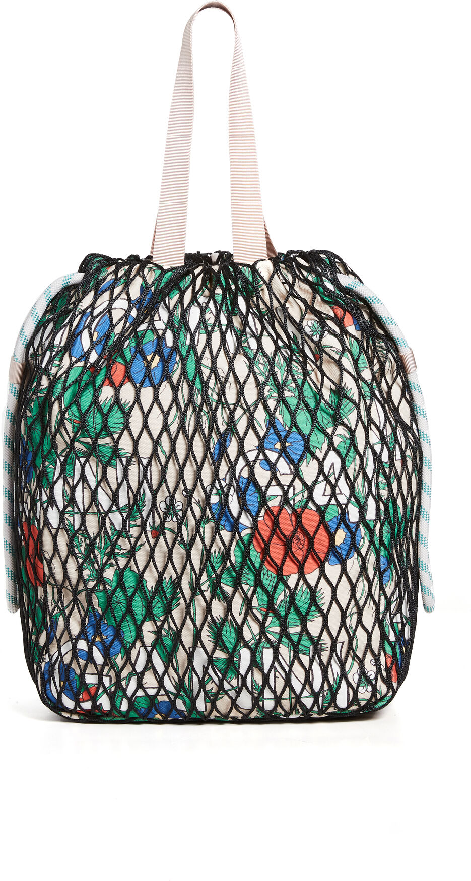 GANNI Fishnet Tote Brazilian Sand One Size  Brazilian Sand  size:One Size