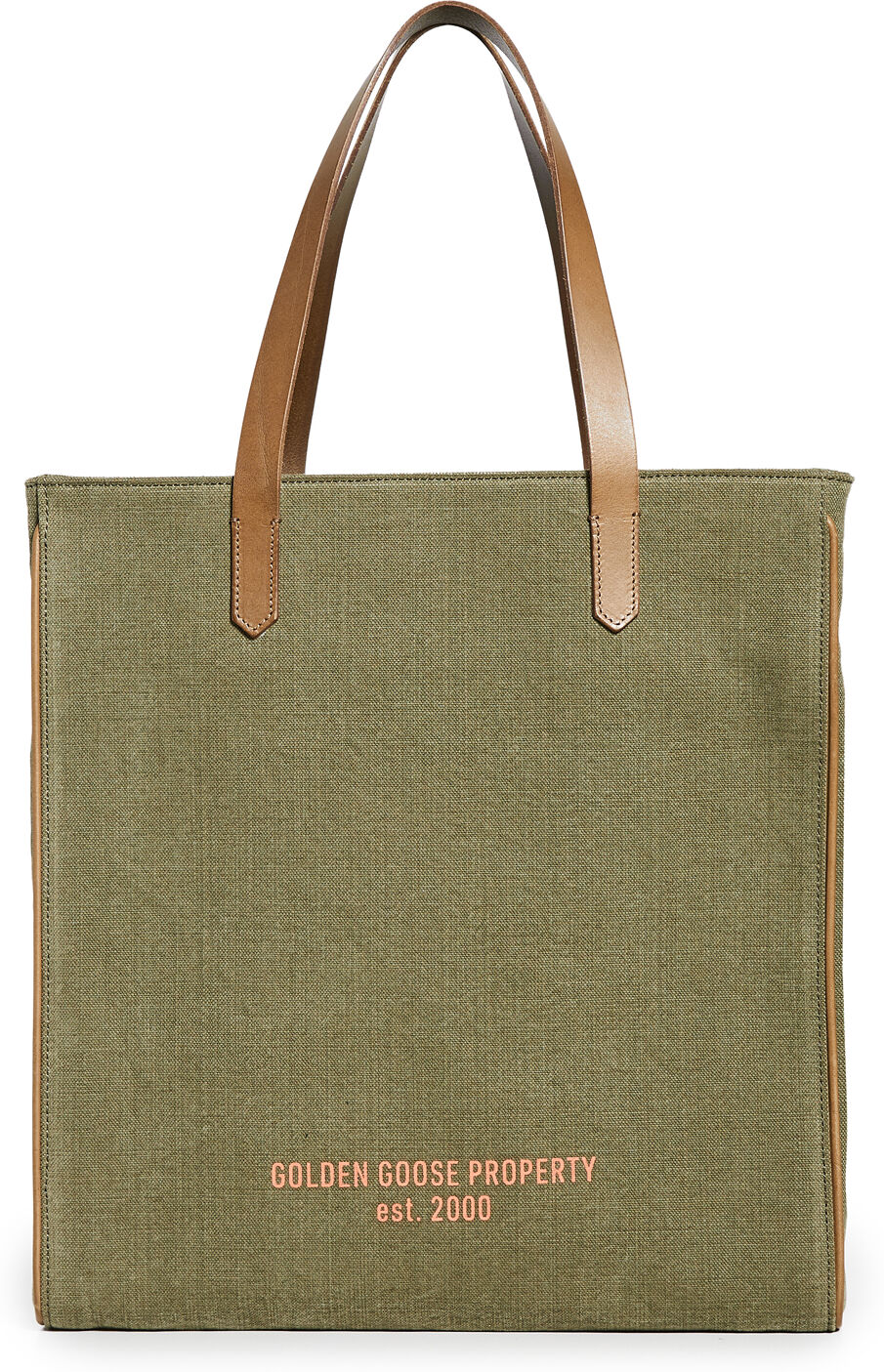 Golden Goose California Golden Goose Property Bag Lichen Green/Brown/Orange One Size  Lichen Green/Brown/Orange  size:One Size