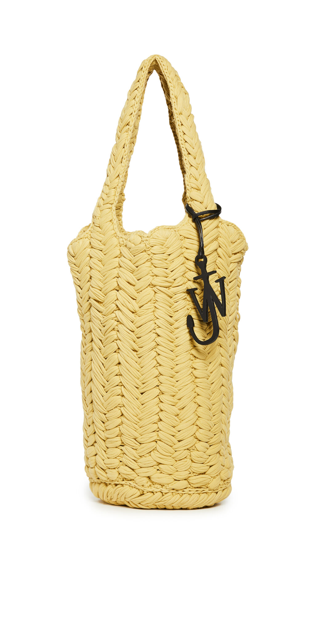 JW Anderson Knitted Shopper Bag Yellow One Size  Yellow  size:One Size