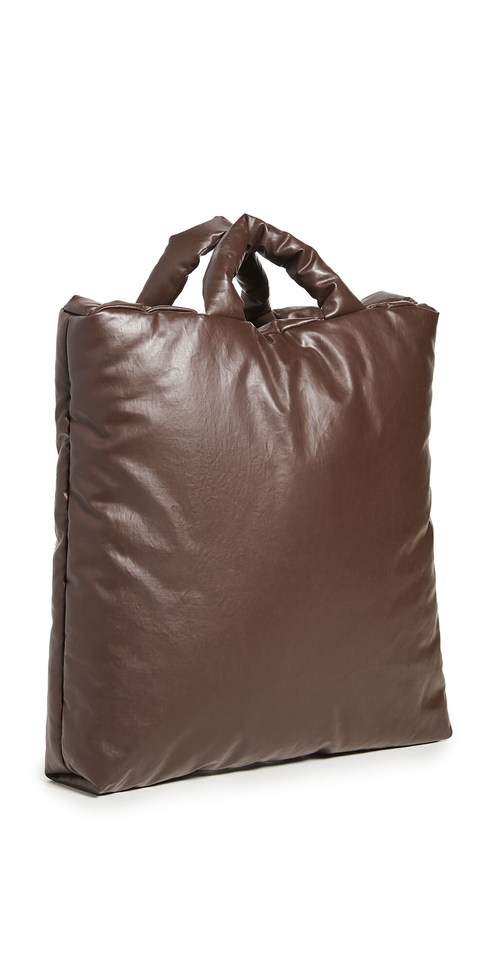 KASSL Medium Tote Bag Oil Dark Brown One Size  Oil Dark Brown  size:One Size