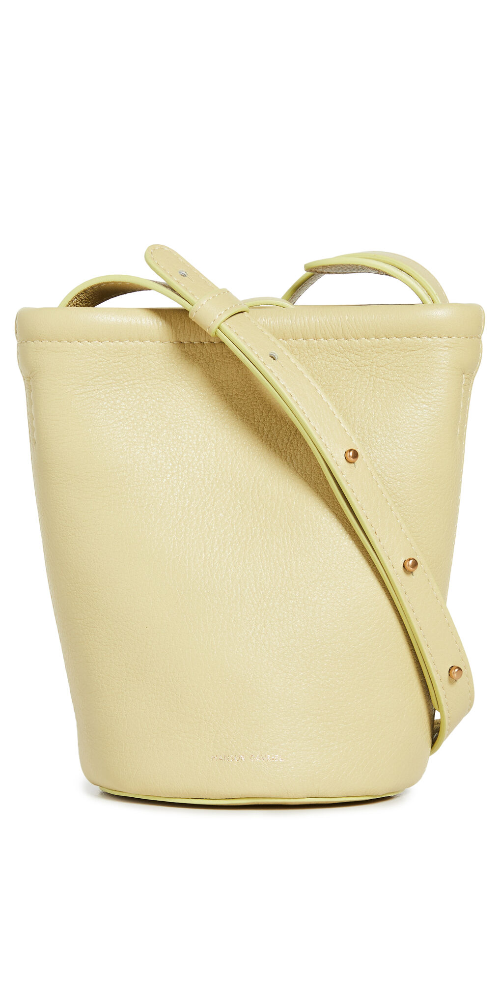 Mansur Gavriel Mini Zip Bucket Bag Lime One Size  Lime  size:One Size