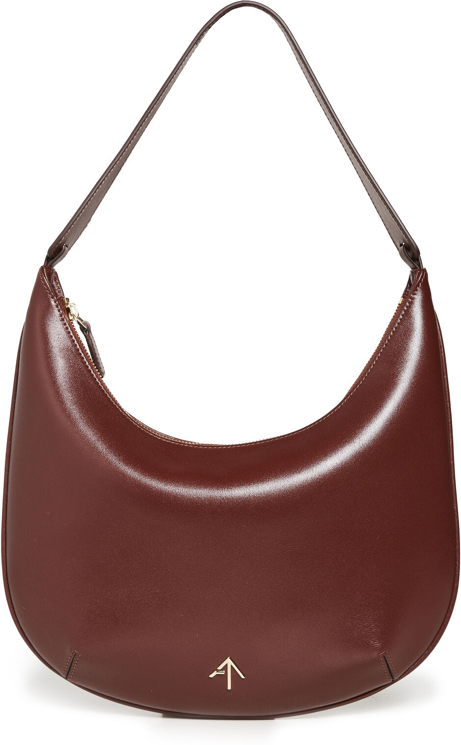 MANU Atelier Manu Hobo Bag Reddish Brown One Size  Reddish Brown  size:One Size