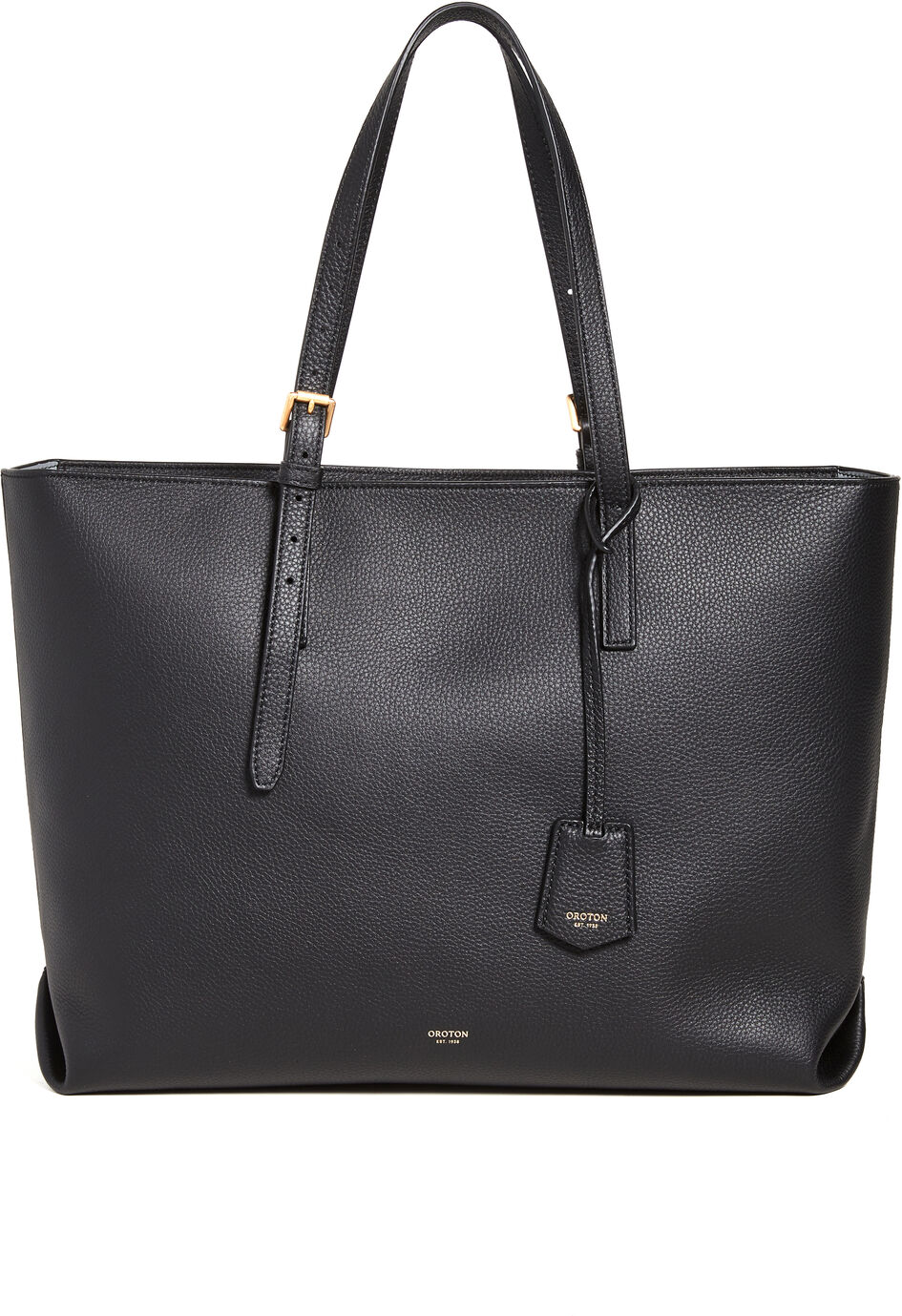 Oroton Margot Medium Zip Tote Black One Size  Black  size:One Size