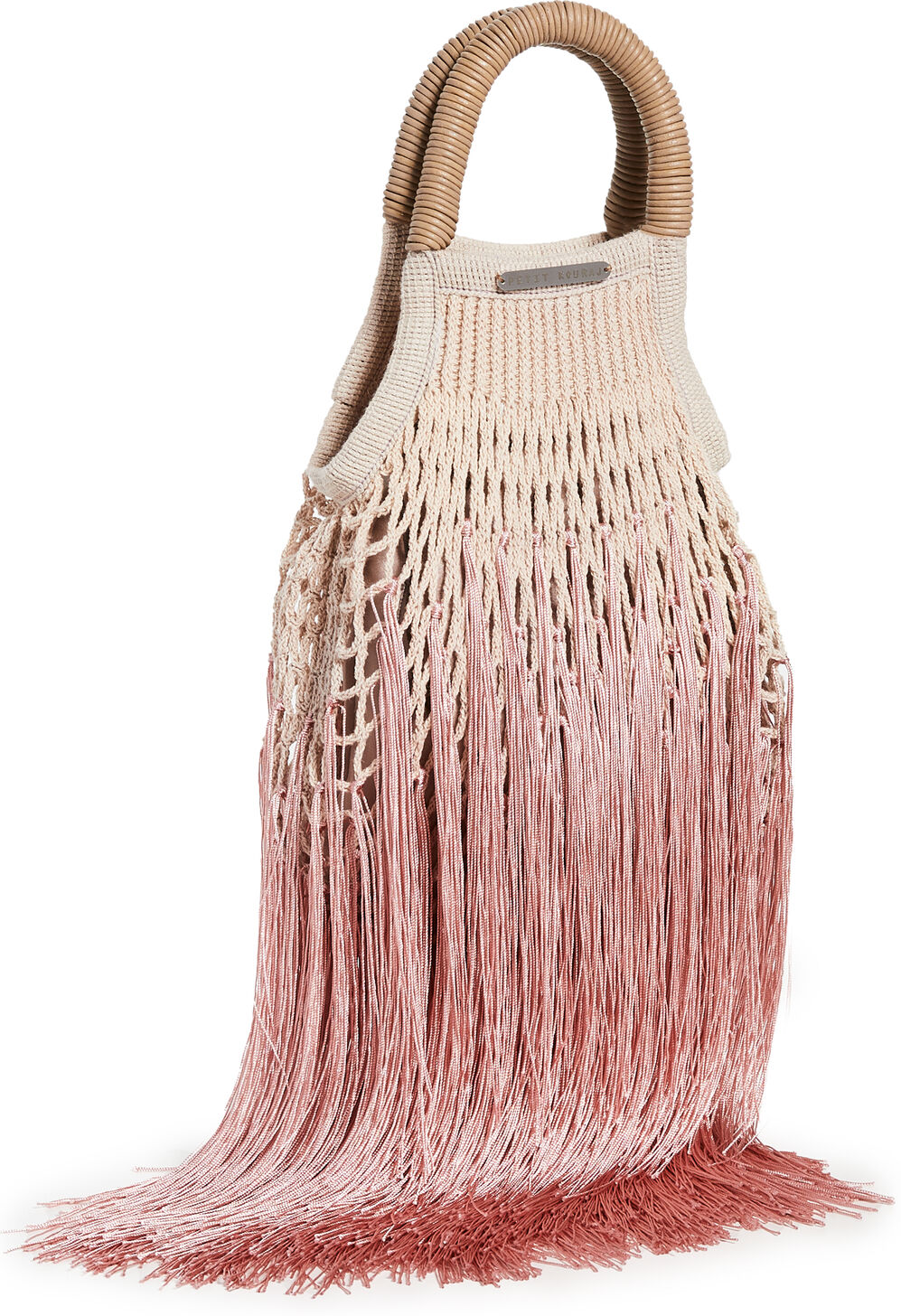 Petit Kouraj Mini Fringe Bag Rosewater One Size  Rosewater  size:One Size