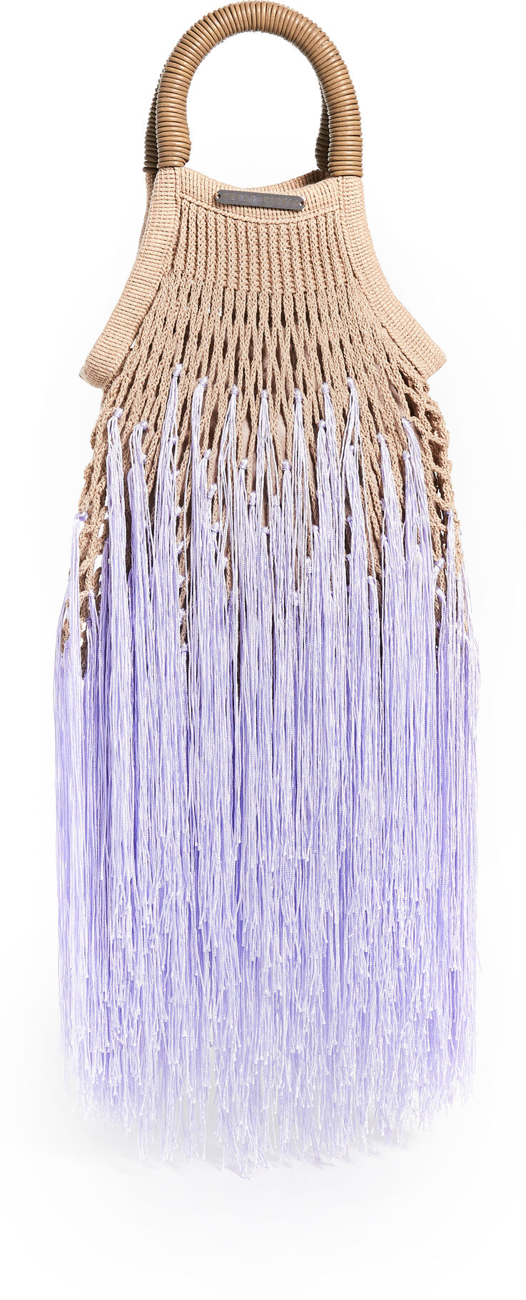 Petit Kouraj Mini Fringe Bag Tan/Lilac One Size  Tan/Lilac  size:One Size