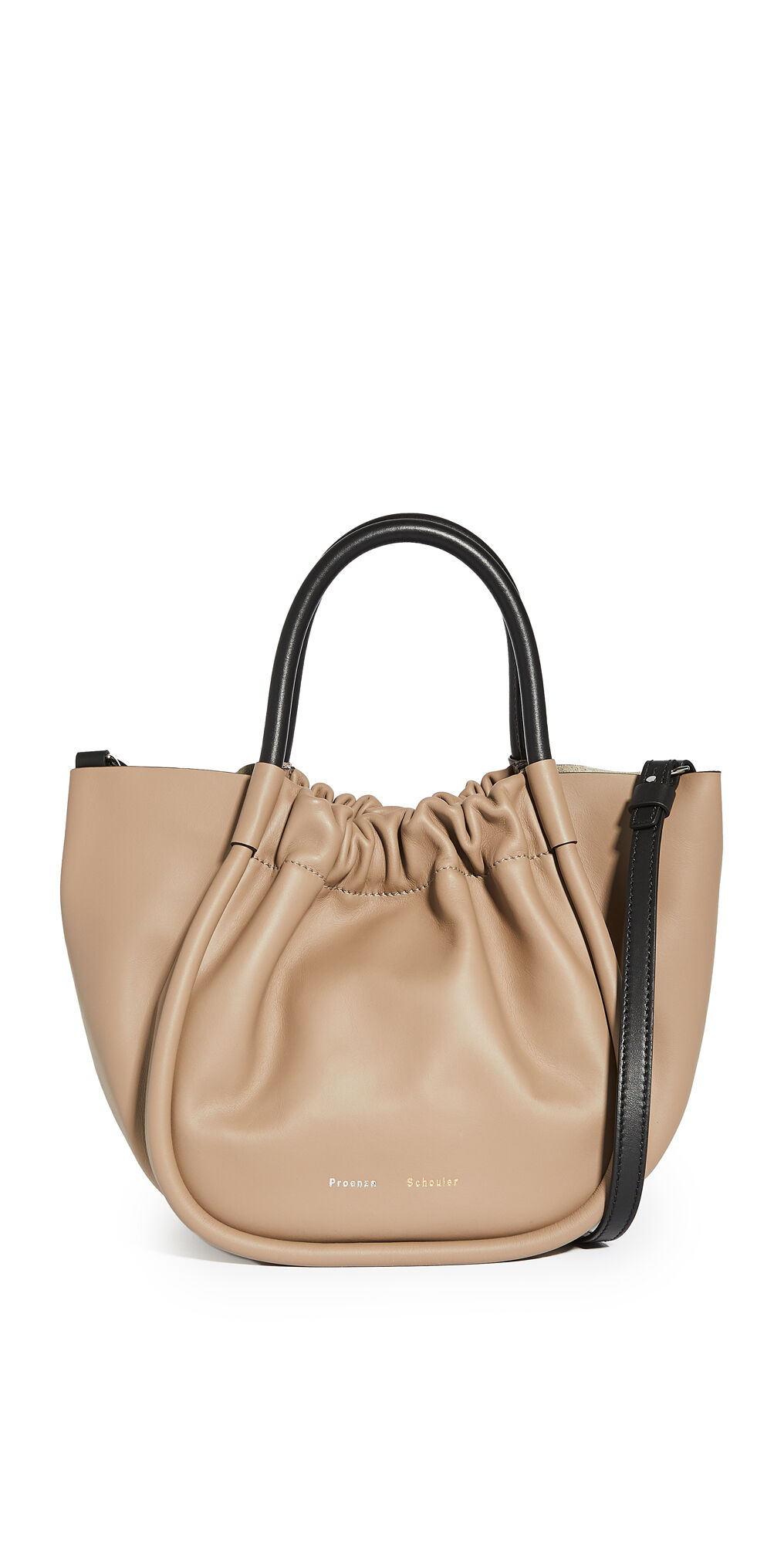 Proenza Schouler Small Ruched Tote Light Taupe One Size  Light Taupe  size:One Size