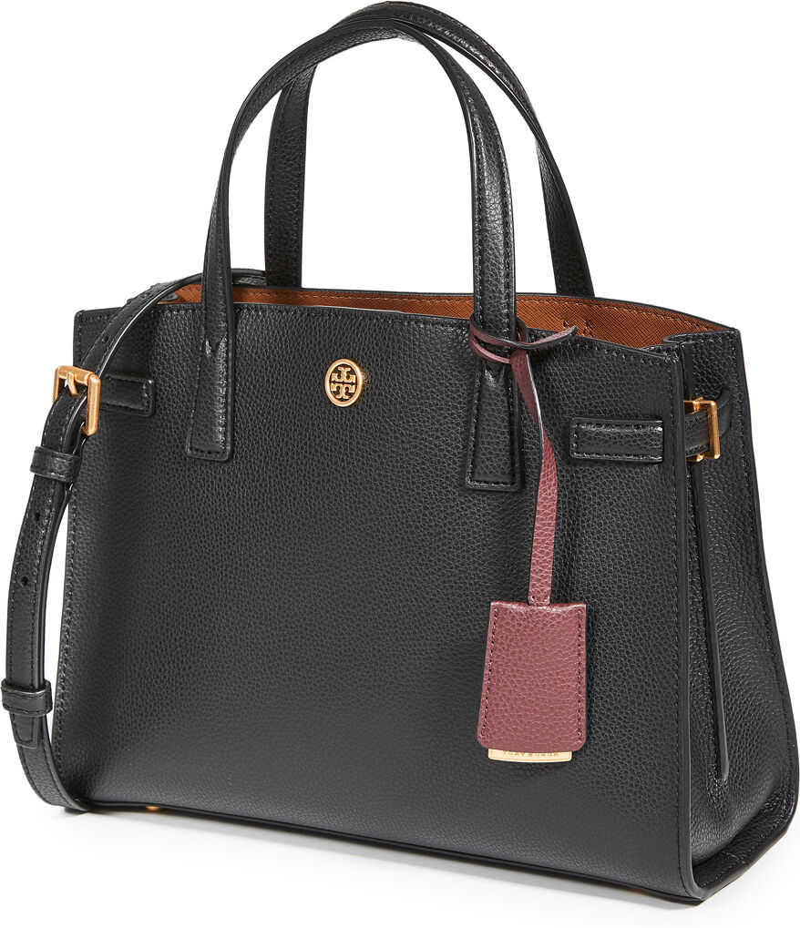 Tory Burch Walker Small Satchel Black One Size  Black  size:One Size