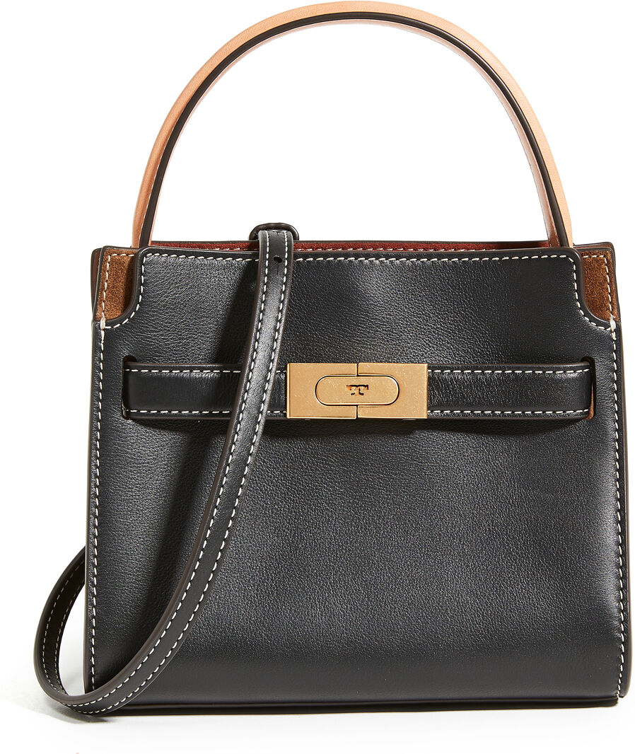 Tory Burch Lee Radziwill Petite Double Bag Black One Size  Black  size:One Size