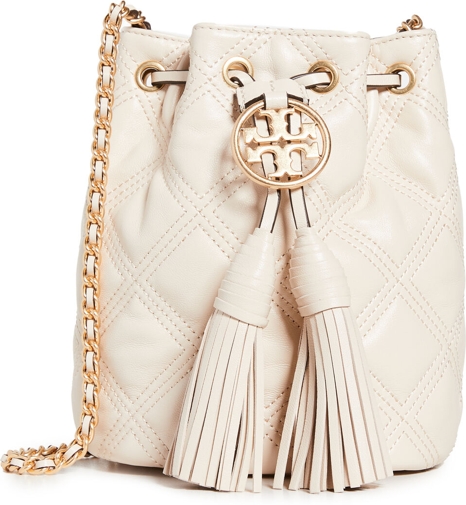 Tory Burch Fleming Soft Mini Bucket Bag New Cream One Size  New Cream  size:One Size