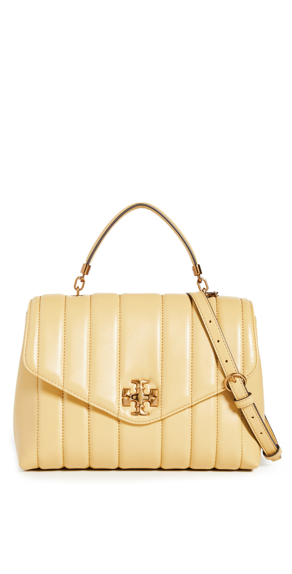 Tory Burch Kira Top Handle Satchel Beeswax One Size  Beeswax  size:One Size