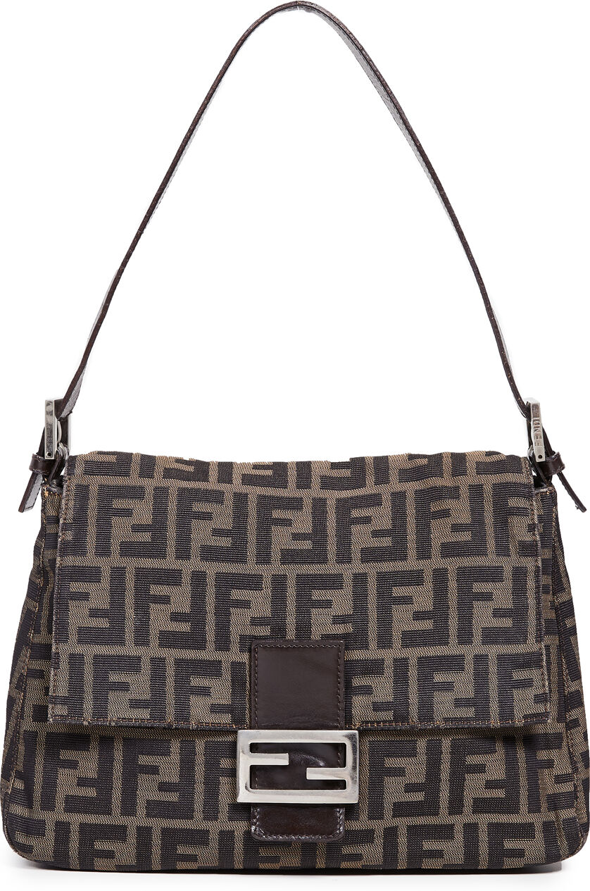 What Goes Around Comes Around Fendi Mama Zucca Bag Brown One Size  Brown  size:One Size