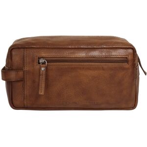 Spikes & Sparrow Kulturbeutel »TOILETRY BAG«, echt Leder cognac  B/H/T: 25 cm x 13 cm x 10 cm   onesize